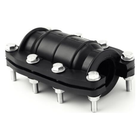 Fascetta stringitubo, diametro 25 mm, per tubi in plastica e metallo da 24 a 26 mm
