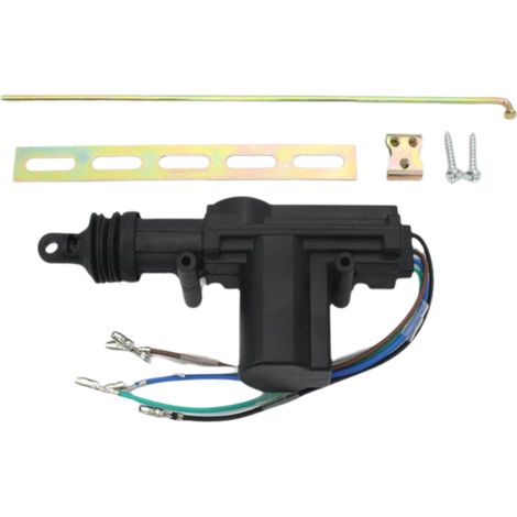 Moteur Verrouillage Central Automobile 12 V 5 Fils - Résistant À La Chaleur Et À L'Eau - Course 20 mm - Force De Poussée/Traction 3 kg - Pour Portes Avant