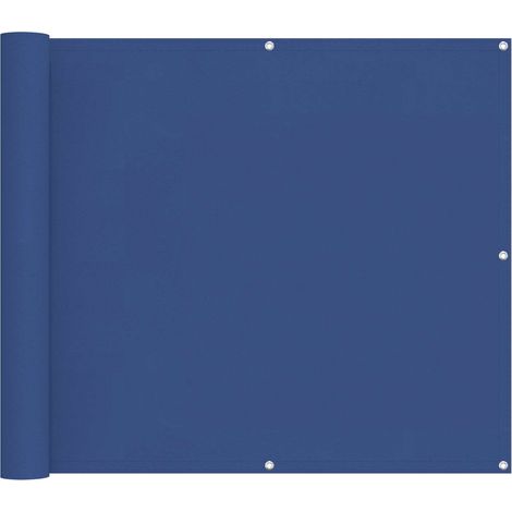 Balkonsichtschutz Blau 90 x 200 cm Oxford-Stoff vidaXL