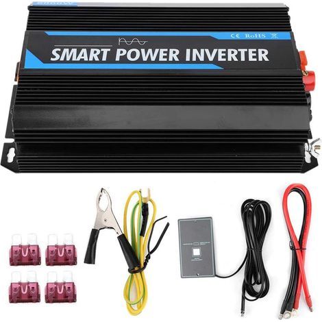 1500W Modified Sine Wave Inverter, 12V DC to 220V AC Power Supply, 6000W Peak Power, Suitable for Motorhomes (1/5)