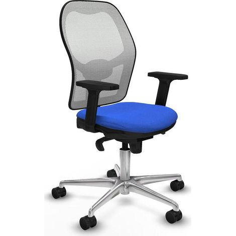 piqueras-y-crespo Chaise moderne bleu réglable bureau (1/3)
