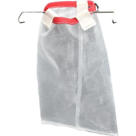 Tringle à rideaux de cuisine en nylon blanc avec crochet et filtre (1/4)