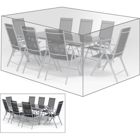 Funda protectora para juegos de muebles de jardín lona de PE transparente 190000991