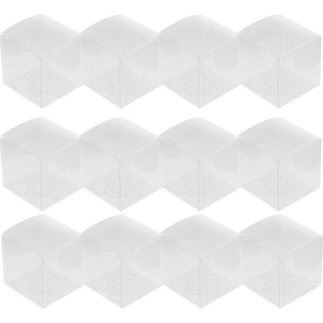 Boîtes à bonbons transparentes, petites boîtes à friandises pour emballage, lot de 20 (1/5)