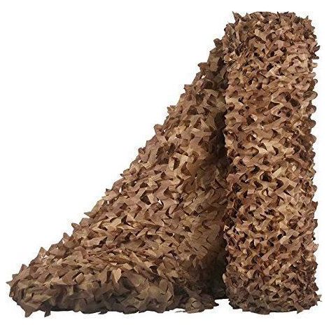 Rouleaux de filet de camouflage grand format – idéal pour la protection solaire – camouflage désert – 1,5 m x 4 m (1/5)
