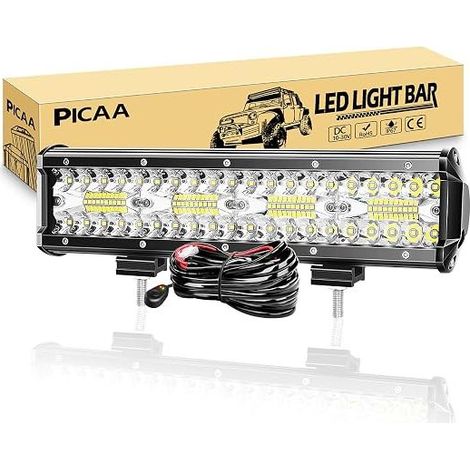 Barre LED, 12" 30.4 CM Triple Rangée Rampe a led (1/5)