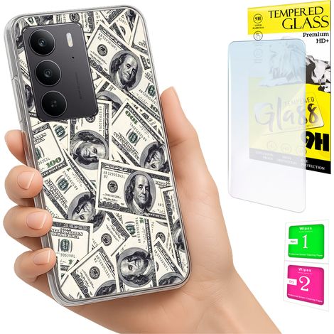 Custodia per Realme C75 / 14X 5G con cover fotografica e vetro temperato 9H. (1/5)