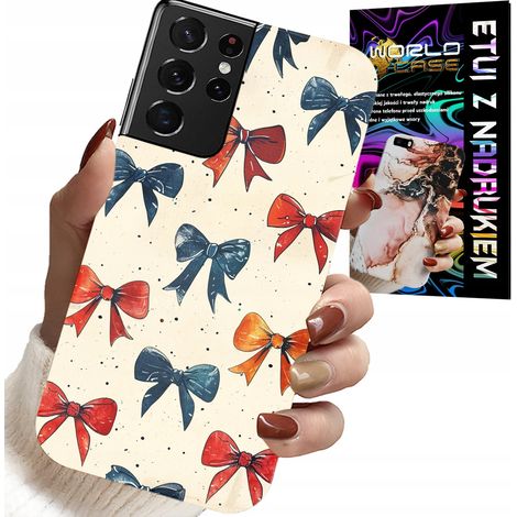 Custodia per Samsung Galaxy S21 Ultra - nastri colorati, nastro alla moda (1/5)