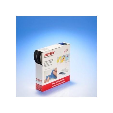 Fastechr B20-SKL999910 cinta autoadherente negra 20 mm