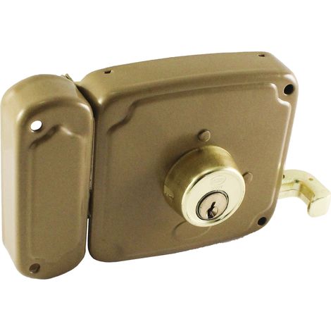 -CAHERSA- Cerradura AMIG 72U-100 Esmaltado Oro Izquierda (1/5)