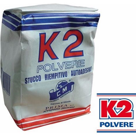 Stucco in Polvere K2 5 Kg Riempitivo per Interni colore Bianco