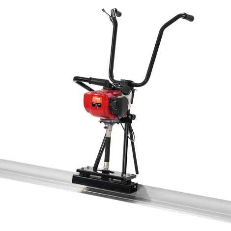 Chape électrique pour béton à gaz, 1830 mm, kit flotteur barre à bord droit aluminium, haute efficacité 6500 tr/min, finition ciment 4 temps avec poignées réglables en hauteur, outil pour béton (1/5)