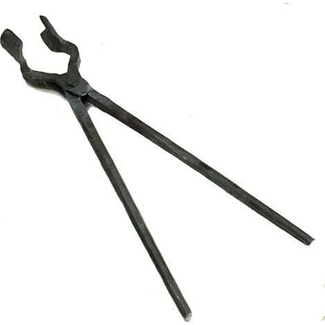 Pinces De Forgeron Pinces à Bouche Ronde Outils De Forge De Forgeron De Forgeron Pinces à Couteau Outils De Forgeron Pinces à Boulons Convient pour La Forge D'étau D'enclume 45cm