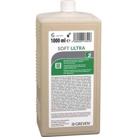 GREVEN Spezialhandreinigung GREVEN® SOFT ULTRA 1 lPastöser Handreiniger (1/3)
