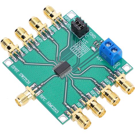 HF-Einpol-Acht-Wege-Schalter, nichtreflektierende elektronische Bauteile HMC253, DC 2,5 GHz (1/5)