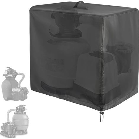 Wasserdichte Poolabdeckung (55 x 50 x 62 cm) für INTEX-Poolpumpen-Sandfiltersysteme (1/5)