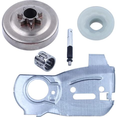 Kit d'Engrenage de Plateau de Pompe à Huile de Tambour d'Embrayage pour Tronçonneuse Husqvarna 340 345 350, 503875701, 503 87 57 57 01, 578097901, 578 09 79 01 (1/5)