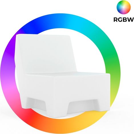 Asiento Luminoso LED RGBW - XL - 16W - Recargable