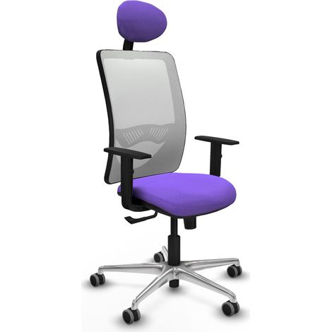 Chaise ergonomique piqueras y crespo Zulema blanc mousse haute densité (1/2)