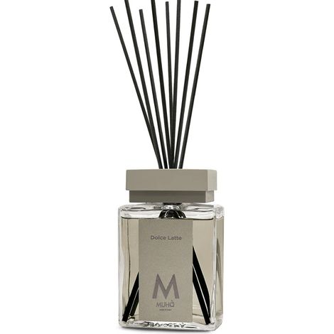 Muhà Luxe Perfume Diffusore Ambiente con Bastoncini Dolce Latte 500 Ml