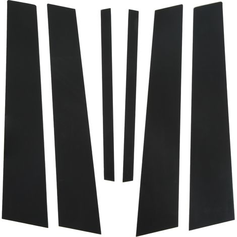 Rivestimento per montante BC per porte/finestre, 6 pezzi, nero lucido, adesivo di ricambio per specchietto retrovisore per Serie 3 F30 2013-2019