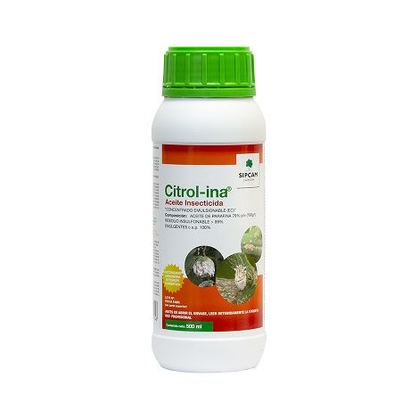 SIPCAM JARDÍN Citrol-ina Insecticida Aceite Parafina 79%, 500 ml