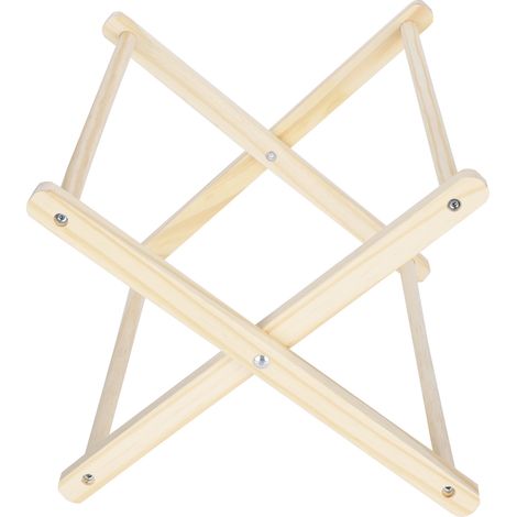Porte-revues en bois tressé, petit porte-revues de style bohème, panier de rangement, cadre tressé (1/5)