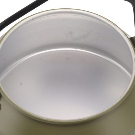 Bouilloire de Camping polyvalente en alliage d'aluminium de qualité alimentaire, 0,9 l, thé Portable pour pique-nique, randonnée en plein air, vert OD (1/5)