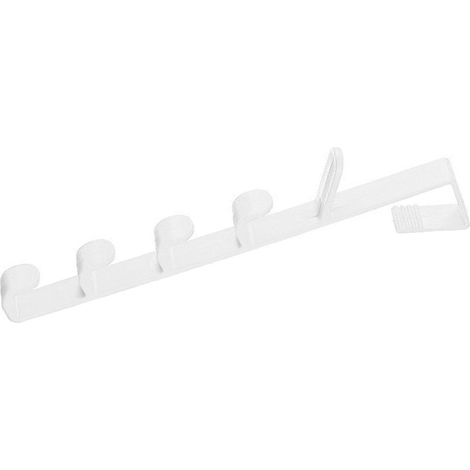Porte-manteau multifonction de style moderne, porte-manteau robuste pour chambre, salon, entrée (blanc) (1/5)
