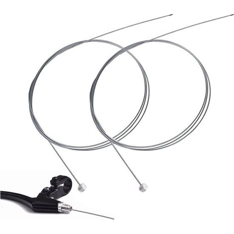 Cuatro cables de freno para bicicleta, cables de freno delanteros y traseros para bicicletas, cables de freno para bicicleta de montaña. (1/5)