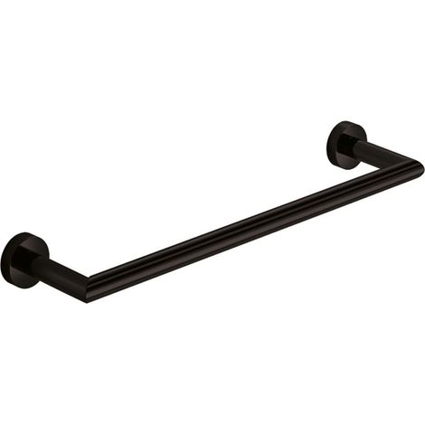 Lineabeta - Baketo Handtuchhalter aus schwarzem Messing L.60 cm
