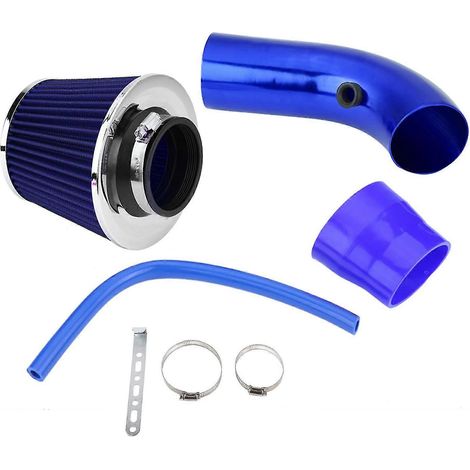 Conduit d'admission d'air froid universel en aluminium de 7,6 cm (3 po) - Améliore les performances, filtre à air inclus (1/5)
