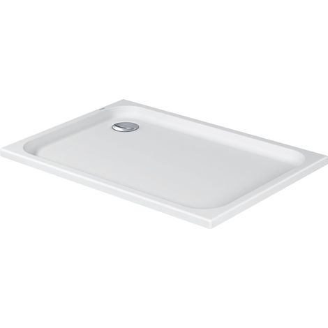 Duravit – Receveur de douche à encastrer 1200x800mm – Rectangulaire en acrylique sanitaire – Antidérapant classe C – Écoulement d'angle Ø90mm (1/7)