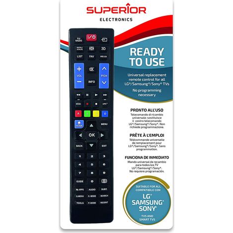Mando Universal LG SAMSUNG SONY Smart 3D