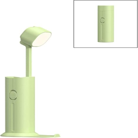 Lampe de bureau LED verte 3 en 1 1200 mAh — Protection des yeux, lampe de table et de lecture, pliable avec support rotatif (1/5)
