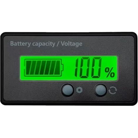 Voltmètre Numérique à LED, Testeur de Tension, Batterie au Lithium, Plomb Acide, Lifepo4, 12 V/24 V/36 V/48 V, Indicateur de Capacité (1/4)