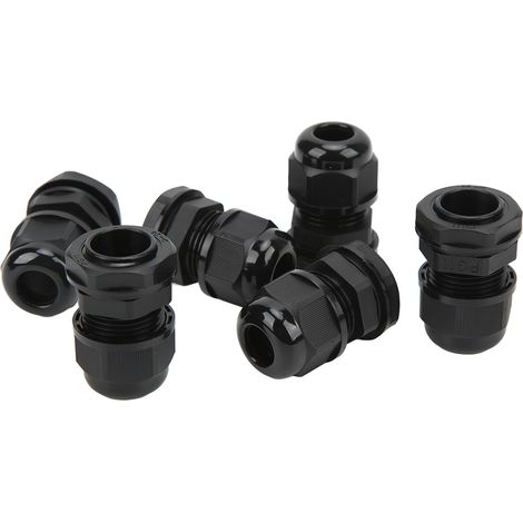10 Pièces Glands de Câble PG11B-10 en Nylon PA Étanches pour Boîtiers Électriques (1/5)