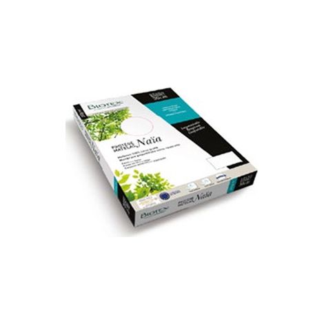 Protège-matelas drap-housse Biotex PROTECTION NAIA blanc imperméable respirant 200 x 180 cm coton ouatiné 200 g/m² bonnet 30 cm