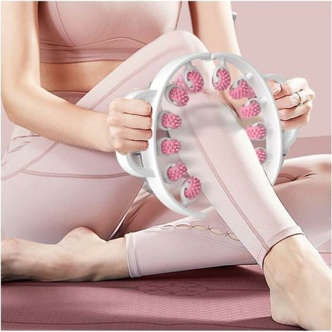 Anti-Cellulite-Massagering, Beinmassagering, Klemmrollen für Männer und Frauen, große und kleine Beine, Muskelentspannung, Yoga, Fitness, multifunktionale Stützrollen (1/5)