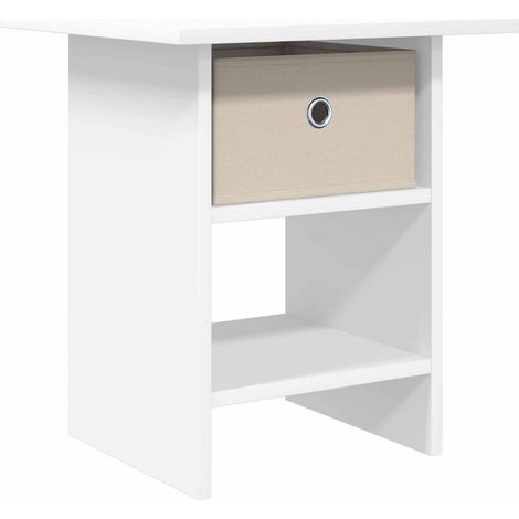 Maison Exclusive - Comodino con cassetto Bianco 41 x 40 x 45 cm Legno multistrato