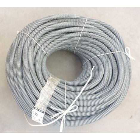 Janoplast – Gaine électrique préfilée ICTA grise Ø 20mm – câble téléreport 2P 6/10 non armé – couronne de 100m (1/2)