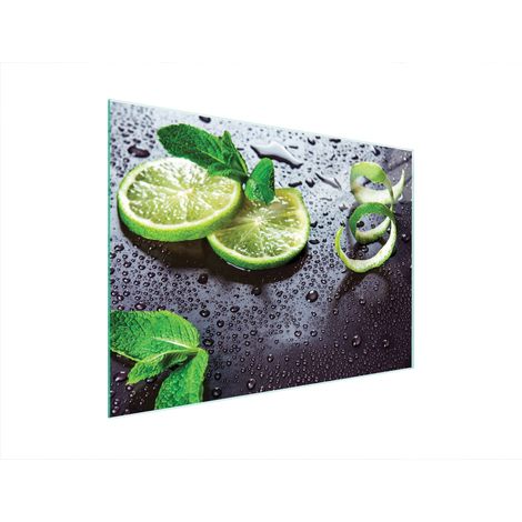 Glasschneidebrett 40x30 Limette