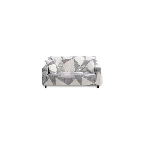 Housse Canape Extensible, 2 Places avec Accoudoirs Housse de Canapé, Housse Protection pour Canapé Antidérapante avec 1 Housses de Coussin (1/4)