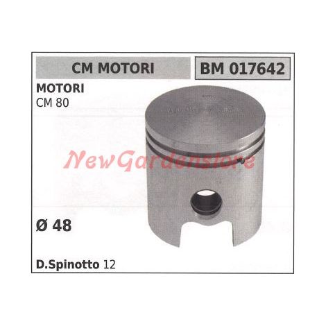 Pistone motore rasaerba tagliaerba CM 80 Ø 48mm CM MOTORI 017642