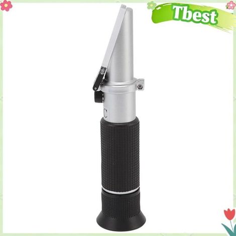 Tbest réfractomètre de salinité pour aquarium Réfractomètre de salinité 0-28% ATC, Testeur Portable pour L'eau piscine ustensiles (1/5)