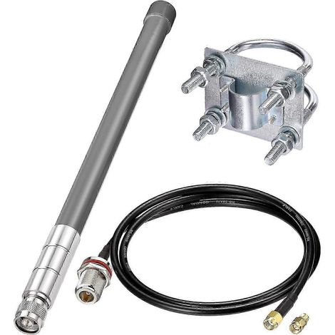 Antenne LoRa 868 MHz extérieure, antenne fibre optique LoRaWAN 3 dBi, câble de 1 mètre avec connecteur de type N, compatible avec RAK, Nebra et HNT (1/5)