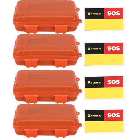 4 Pièces Boîte de Rangement Étanche Anti-Choc pour Outils de Survie en Plein Air (1/5)