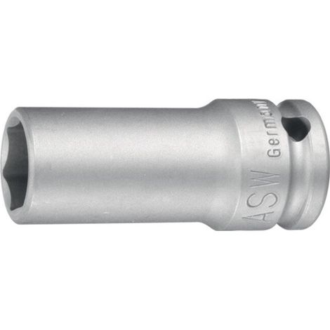 ASW Kr.-Steckschl.-Eins. 1/2" Schlüsselweite 22 mm lang, Länge 78 mm