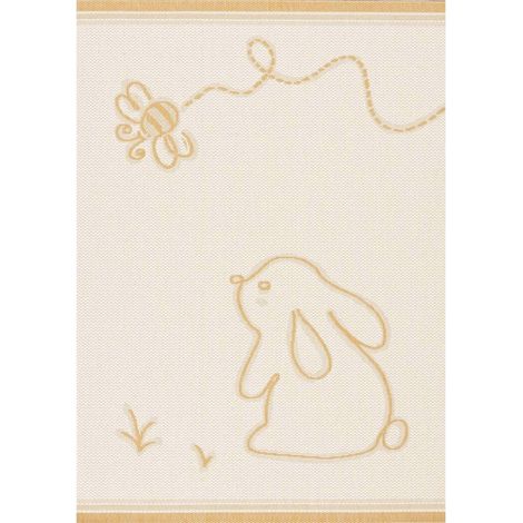 Tapis enfant Lapin et Abeille - 120 x 170 cm (1/3)
