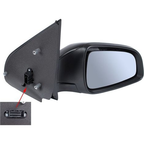 Opel Astra III H 2003 – elektrisch beheizbarer Außenspiegel, schwarz, rechts (1/2)
